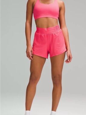 Women’s lululemon 4 inches pink glaze